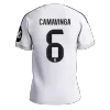 Player Version CAMAVINGA #6 Real Madrid Soccer Home Jersey 2025/26 White - bestfootballkits