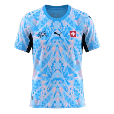 Switzerland Away Soccer Jersey World Cup 2026 Blue - bestfootballkits