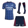 Arsenal Away Soccer Jersey Kit(Jersey+Shorts+Socks) 2025/26 Blue - bestfootballkits