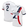 HAKIMI #2 PSG Away Soccer Jersey 25/26 White - bestfootballkits