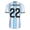 L.MARTÍNEZ #22 Argentina Soccer Home Jersey 2026 Blue&White - bestfootballkits