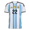 L.MARTÍNEZ #22 Argentina Home Soccer Jersey World Cup 2026 Blue&White - bestfootballkits