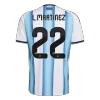 L.MARTÍNEZ #22 Argentina Home Soccer Jersey World Cup 2026 Blue&White - bestfootballkits