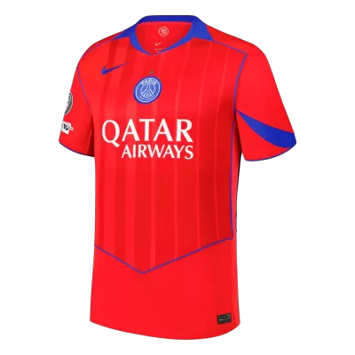 PSG Third Jersey 2025/26 Red-Eiffel Star - bestfootballkits