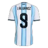 J.ÁLVAREZ #9 Argentina Soccer Home Jersey 2026 Blue&White - bestfootballkits