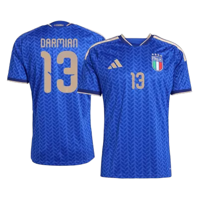 DARMIAN #13 Italy Home Soccer Jersey World Cup 2026 Blue - bestfootballkits