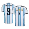 J.ÁLVAREZ #9 Argentina Home Soccer Jersey World Cup 2026 Blue&White - bestfootballkits