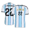 L.MARTÍNEZ #22 Argentina Soccer Home Jersey 2026 Blue&White - bestfootballkits