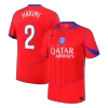 HAKIMI #2 PSG Third Soccer Jersey 2025/26 Red - bestfootballkits