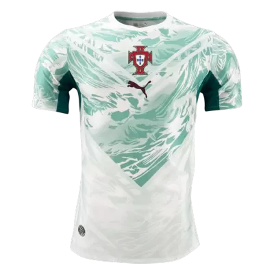 Portugal Soccer Away Jersey 2026 White&Green - bestfootballkits