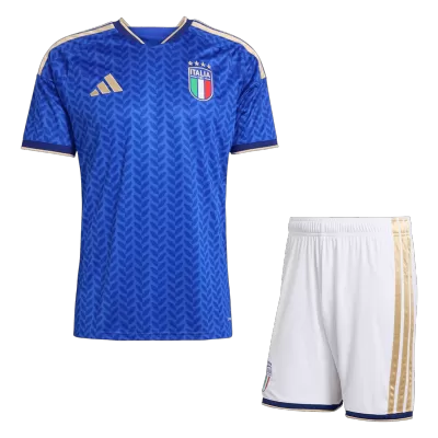 Italy Home Soccer Jersey Kit(Jersey+Shorts) World Cup 2026 Blue - bestfootballkits