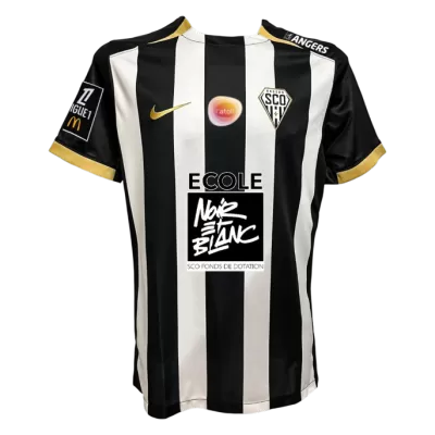 Angers SCO Home Soccer Jersey 25/26 Black&White - bestfootballkits