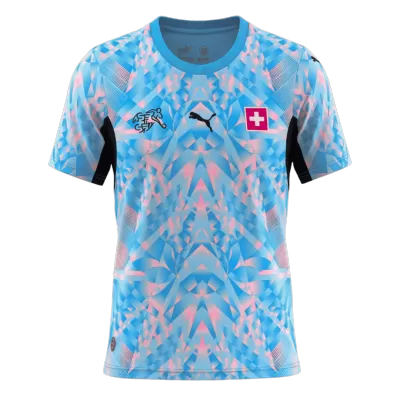 Switzerland Away Soccer Jersey World Cup 2026 Blue - bestfootballkits