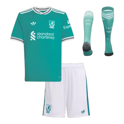 Liverpool Third Away Kids Jerseys Full Kit 2025/26 - bestfootballkits