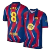 PEDRI #8 Barcelona Fourth Soccer Jersey 25/26 Red&Blue - bestfootballkits