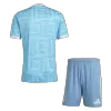 Juventus Away Soccer Jersey Kit(Jersey+Shorts) 25/26 Blue - bestfootballkits