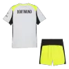 Borussia Dortmund Away Soccer Jersey Kit(Jersey+Shorts) 25/26 Gray - bestfootballkits