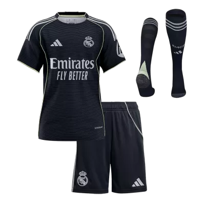 Real Madrid Away Kids Jerseys Full Kit 2025/26 - bestfootballkits