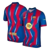 Barcelona Soccer Fourth Away Jersey 2025/26 Red&Blue - bestfootballkits