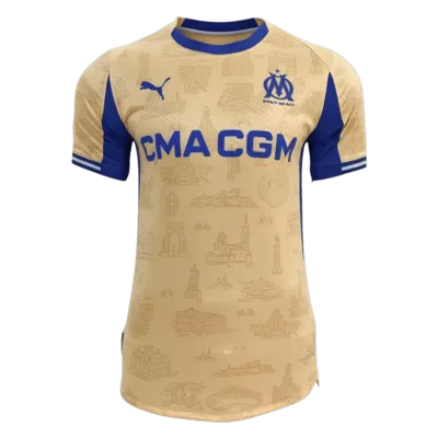 Marseille Soccer Fourth Away Jersey 2025/26 Yellow - bestfootballkits