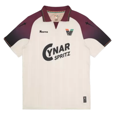 Venezia FC Away Soccer Jersey 25/26 Beige - new sponsor - bestfootballkits