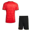 Belgium Home Soccer Jersey Kit(Jersey+Shorts) World Cup 2026 Red - bestfootballkits