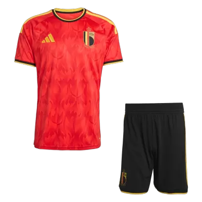 Belgium Home Soccer Jersey Kit(Jersey+Shorts) World Cup 2026 Red - bestfootballkits
