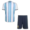 Argentina Home Soccer Jersey Kit(Jersey+Shorts) World Cup 2026 Blue&White - bestfootballkits