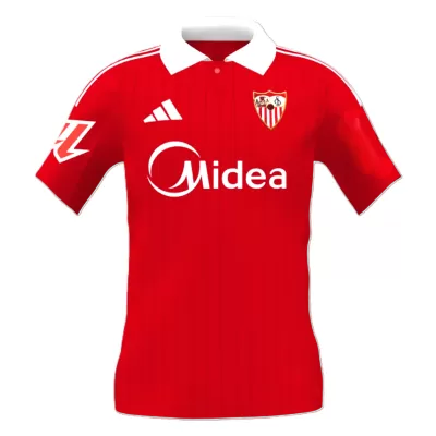 Sevilla Away Soccer Jersey 25/26 Red - bestfootballkits