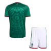Mexico Home Soccer Jersey Kit(Jersey+Shorts) World Cup 2026 Green - bestfootballkits