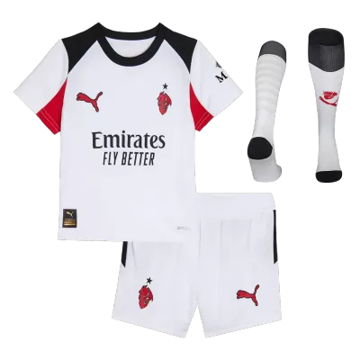 AC Milan Away Kids Jerseys Full Kit 2025/26 - bestfootballkits