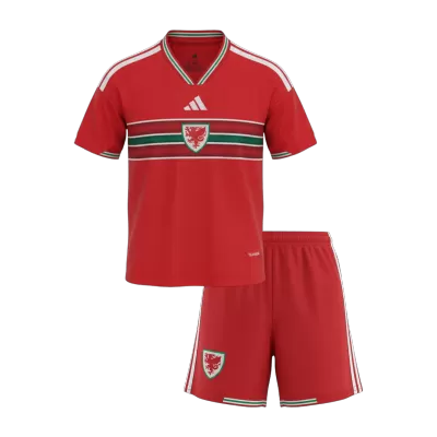 Wales Home World Cup Kids Jerseys Kit 2026 - bestfootballkits