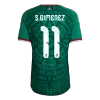 S.GIMENEZ #11 Mexico Soccer Home Jersey 2026 Green - bestfootballkits