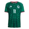 S.GIMENEZ #11 Mexico Soccer Home Jersey 2026 Green - bestfootballkits