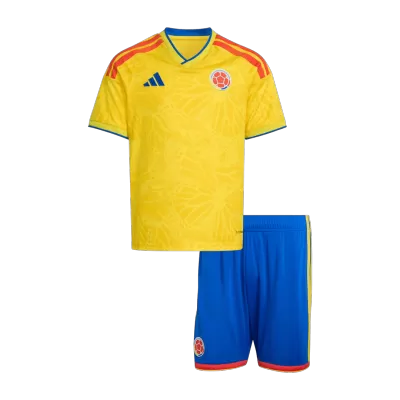 Colombia Home World Cup Kids Jerseys Kit 2026 - bestfootballkits