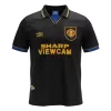 Retro 93/94 Manchester United Away Soccer Jersey Black - bestfootballkits