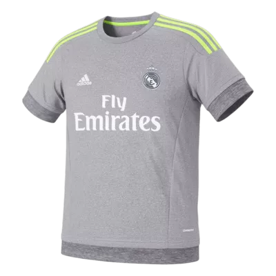 Retro 15/16 Real Madrid Away Soccer Jersey Gray - bestfootballkits