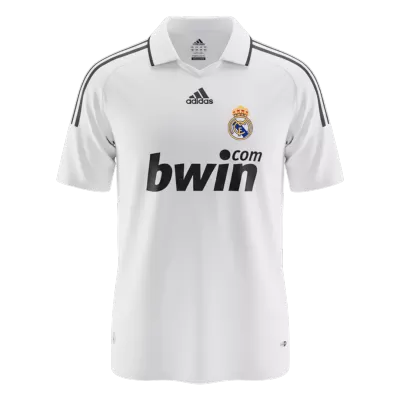 Retro 08/09 Real Madrid Home Soccer Jersey White - bestfootballkits