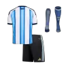 Argentina Home World Cup Kids Jerseys Full Kit 2025/26 - bestfootballkits