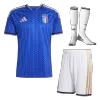 Italy Home Soccer Jersey Kit(Jersey+Shorts+Socks) World Cup 2026 Blue - bestfootballkits
