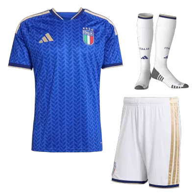 Italy Home Soccer Jersey Kit(Jersey+Shorts+Socks) World Cup 2026 Blue - bestfootballkits