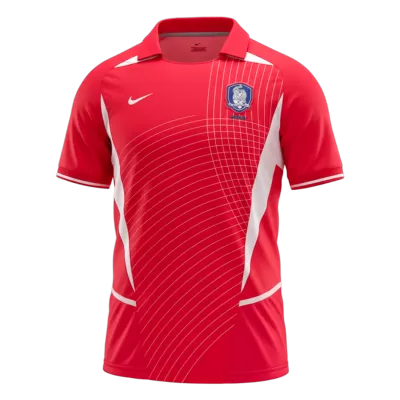 Retro 2002 South Korea Home Soccer Jersey Red - bestfootballkits