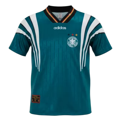 Retro 96/97 Germany Away Soccer Jersey Green - bestfootballkits