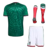 Mexico Home Soccer Jersey Kit(Jersey+Shorts+Socks) World Cup 2026 Green - bestfootballkits