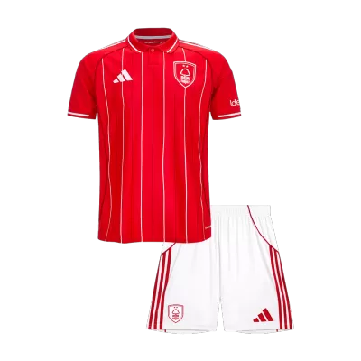 Nottingham Forest Home Kids Jerseys Kit 2025/26 - bestfootballkits