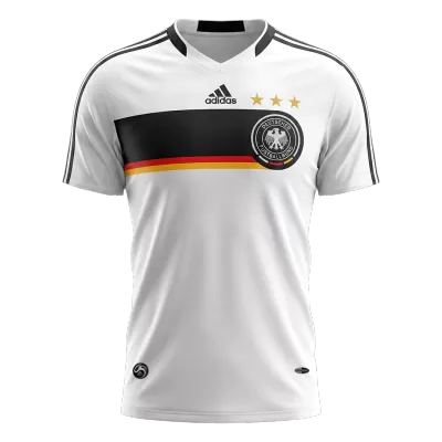 Retro 2008 Germany Home Soccer Jersey White - bestfootballkits