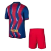 Barcelona Fourth Soccer Jersey Kit(Jersey+Shorts) 25/26 Red&Blue - bestfootballkits