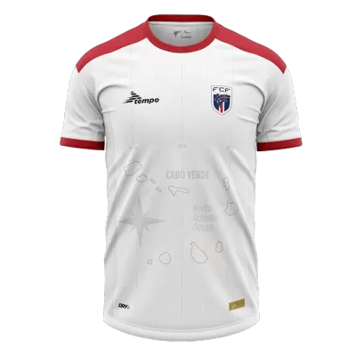 Cape Verde Away Soccer Jersey 2025 White - bestfootballkits