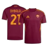 DYBALA #21 Roma Home Soccer Jersey 2025/26 Red - bestfootballkits