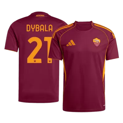 DYBALA #21 Roma Home Soccer Jersey 2025/26 Red - bestfootballkits